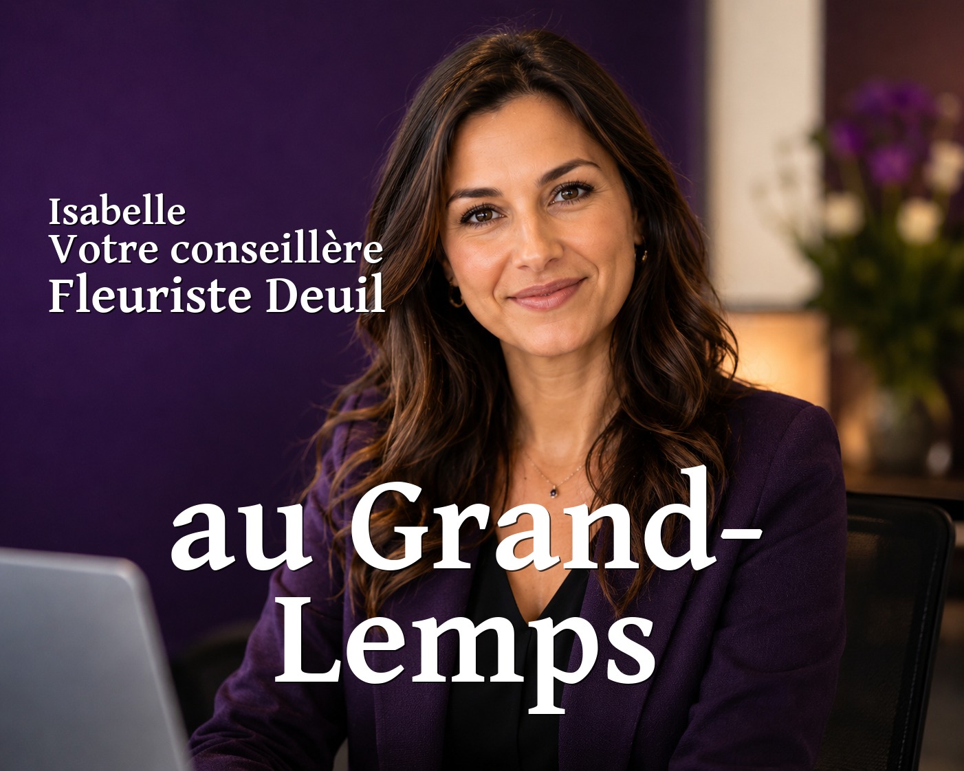 Isabelle, votre conseillère Fleuriste Deuil au Grand-Lemps