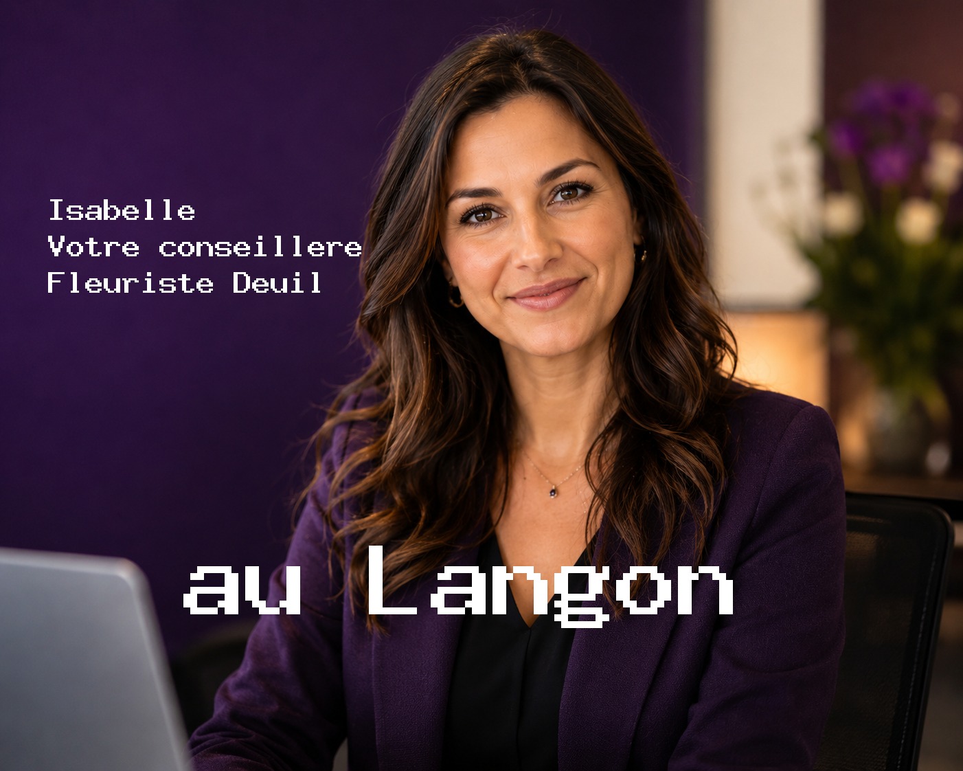 Isabelle, votre conseillère Fleuriste Deuil au Langon