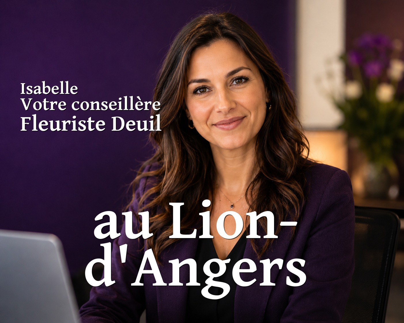 Isabelle, votre conseillère Fleuriste Deuil au Lion-d'Angers