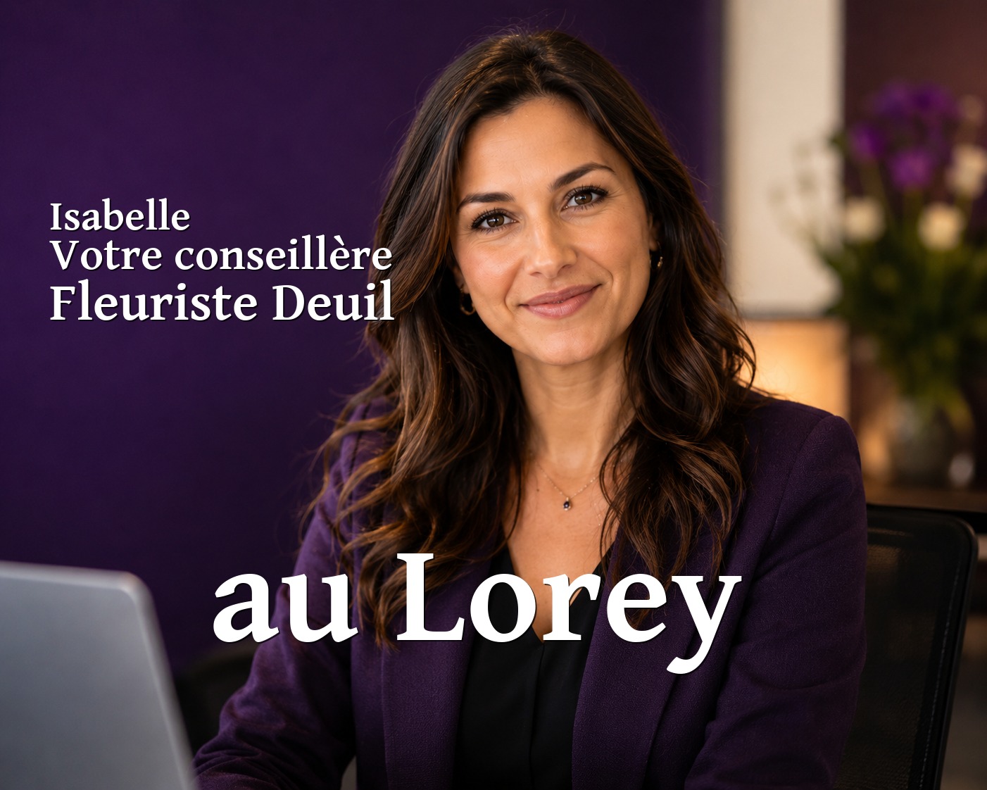 Isabelle, votre conseillère Fleuriste Deuil au Lorey