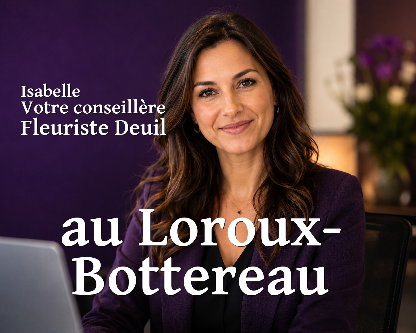 Isabelle, votre conseillère Fleuriste Deuil au Loroux-Bottereau