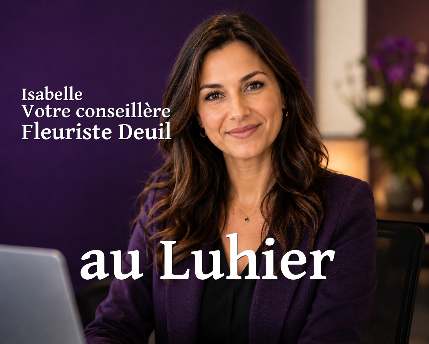Isabelle, votre conseillère Fleuriste Deuil au Luhier