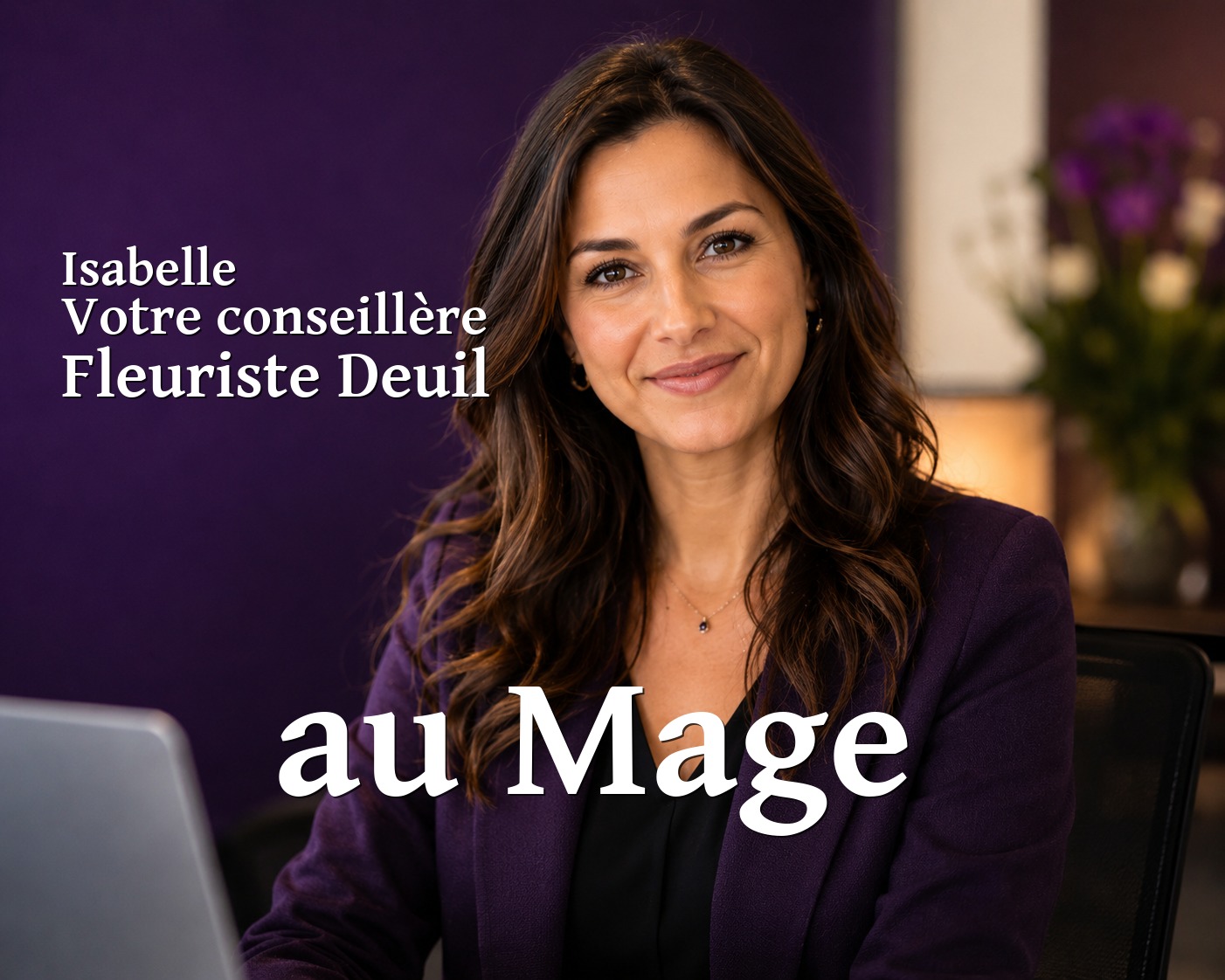 Isabelle, votre conseillère Fleuriste Deuil au Mage