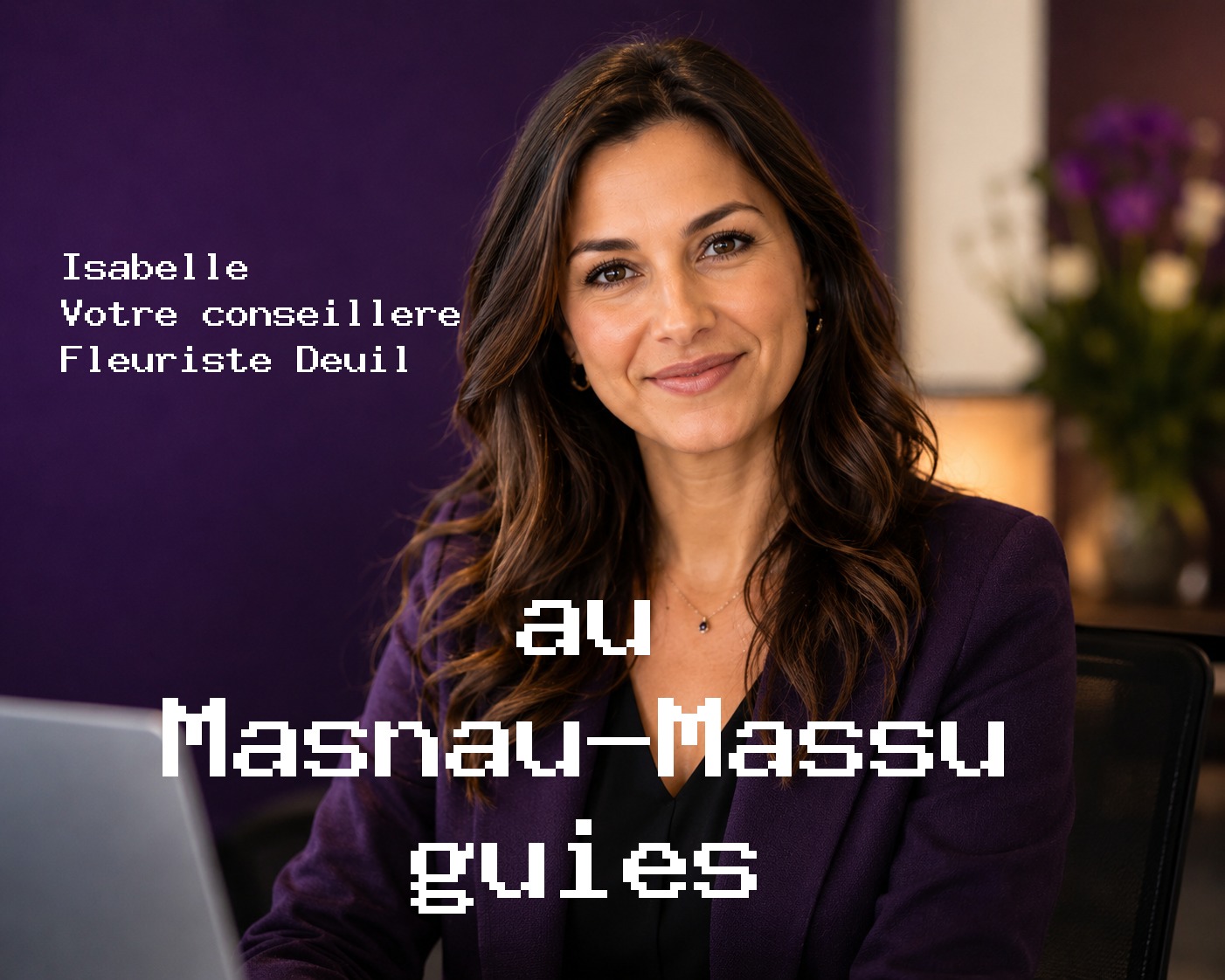 Isabelle, votre conseillère Fleuriste Deuil au Masnau-Massuguiès