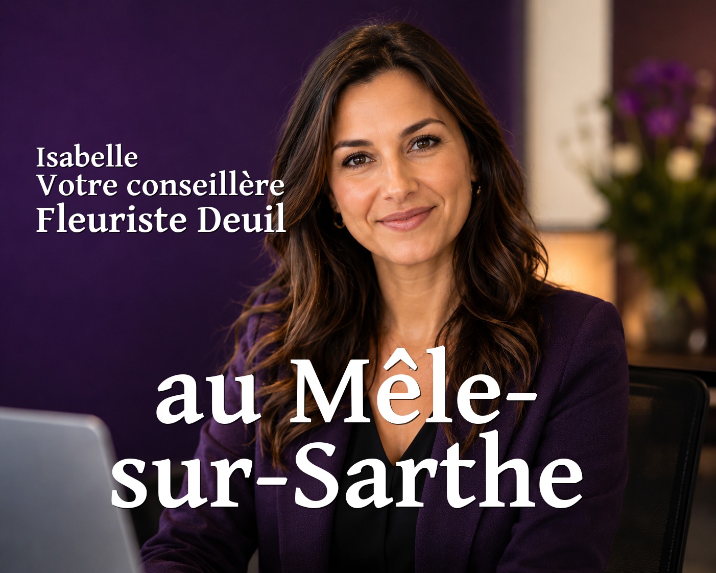 Isabelle, votre conseillère Fleuriste Deuil au Mêle-sur-Sarthe