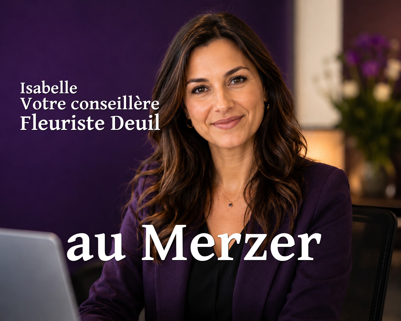 Isabelle, votre conseillère Fleuriste Deuil au Merzer
