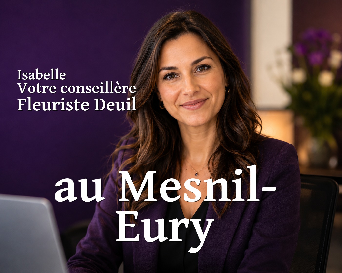 Isabelle, votre conseillère Fleuriste Deuil au Mesnil-Eury