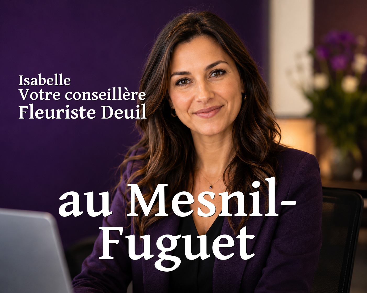 Isabelle, votre conseillère Fleuriste Deuil au Mesnil-Fuguet