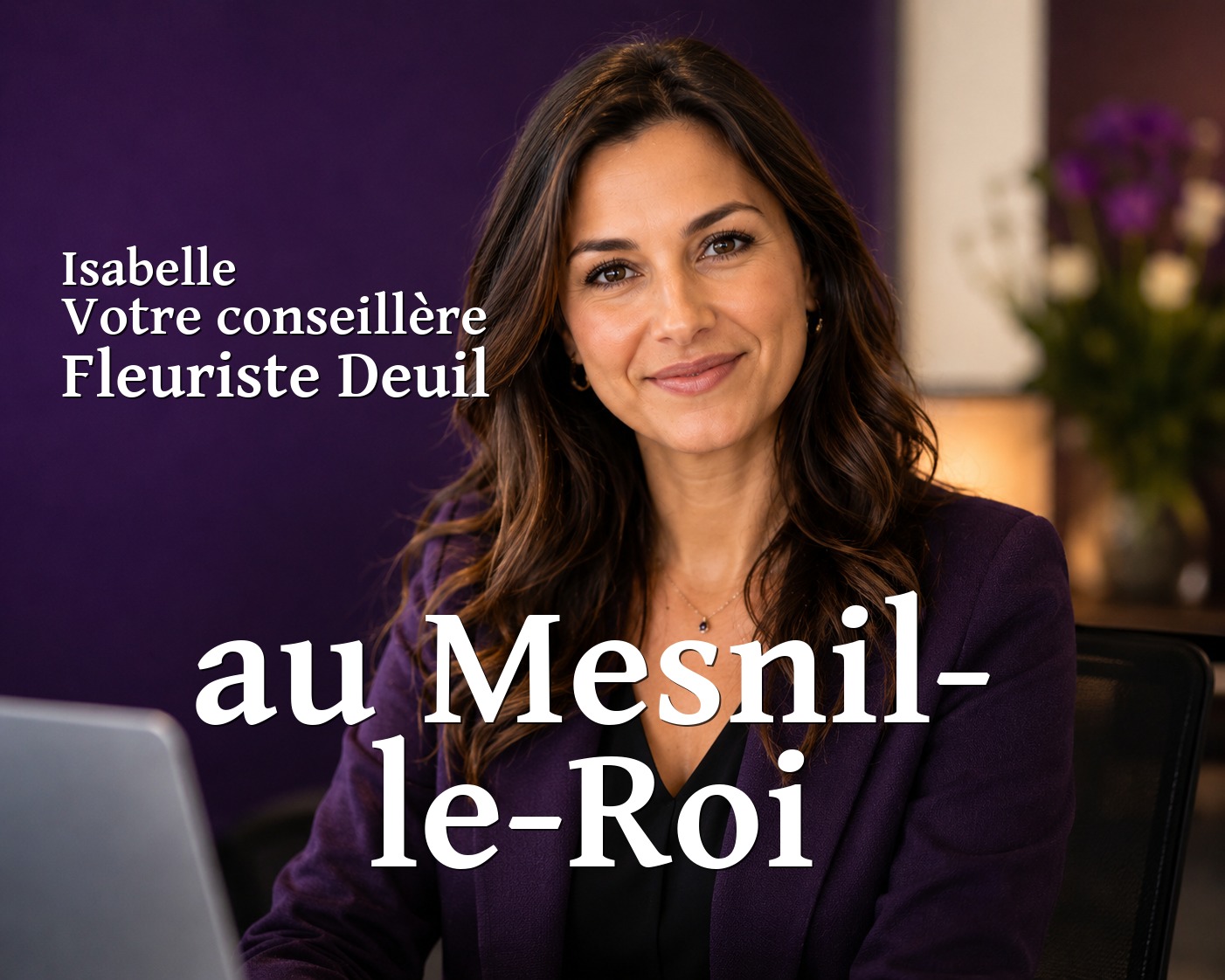 Isabelle, votre conseillère Fleuriste Deuil au Mesnil-le-Roi