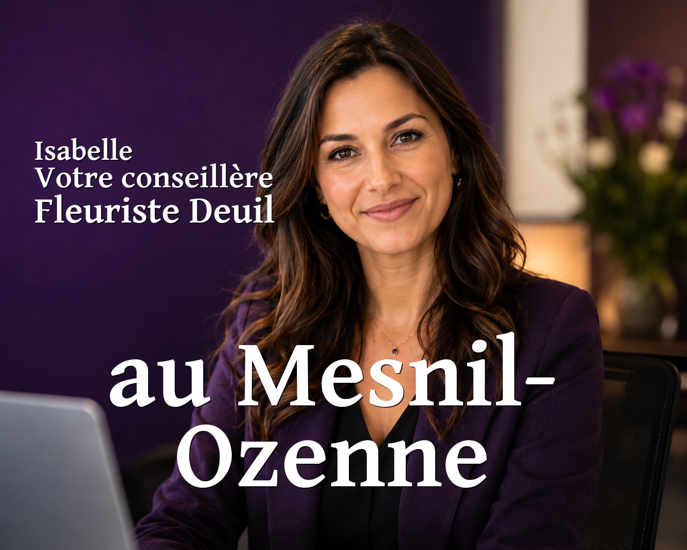 Isabelle, votre conseillère Fleuriste Deuil au Mesnil-Ozenne