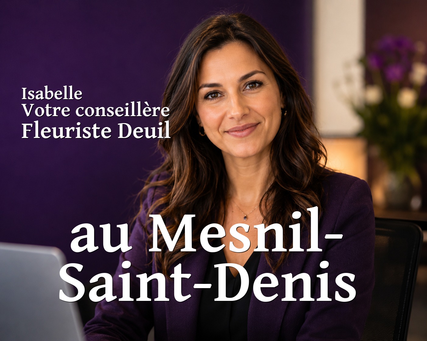 Isabelle, votre conseillère Fleuriste Deuil au Mesnil-Saint-Denis