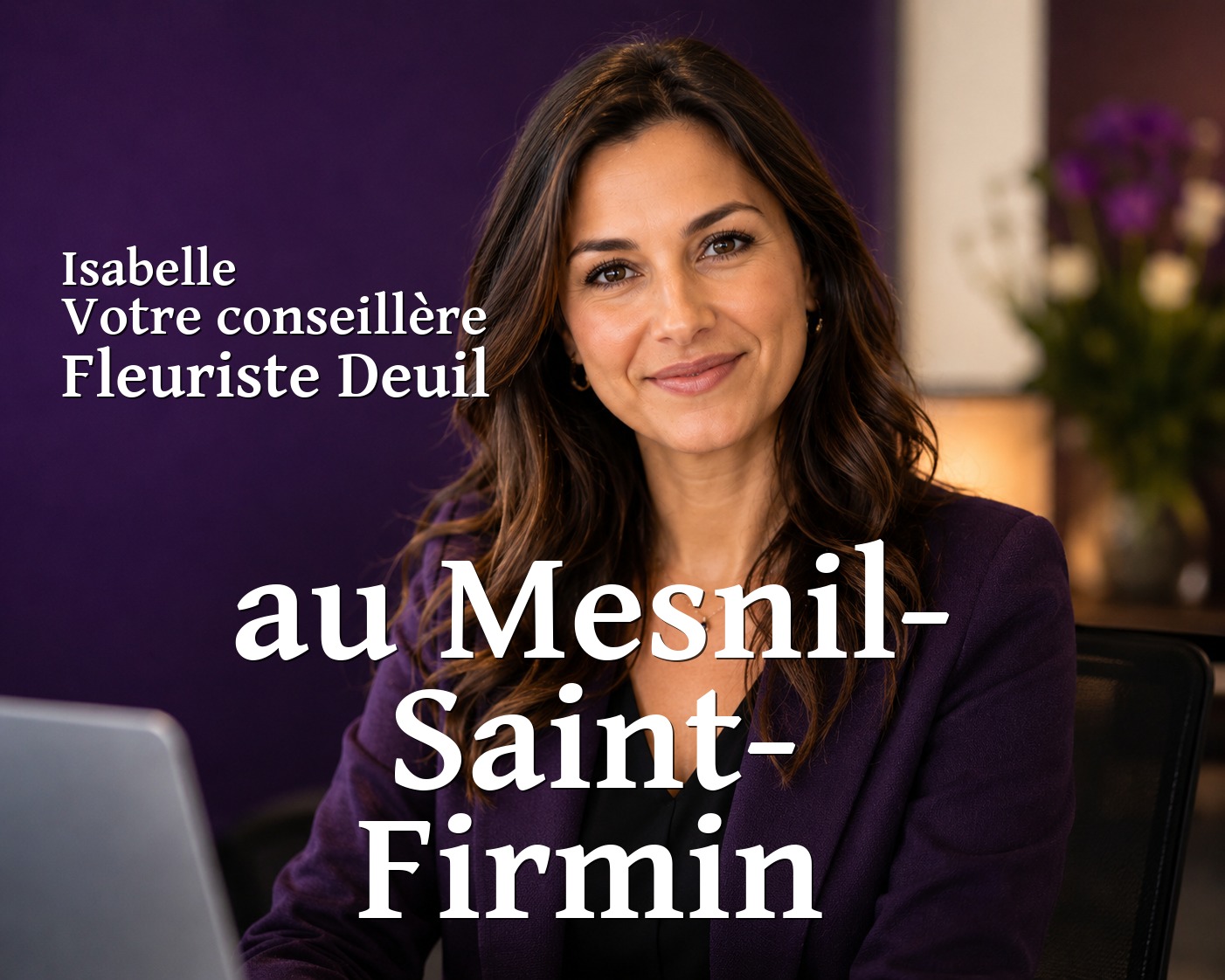 Isabelle, votre conseillère Fleuriste Deuil au Mesnil-Saint-Firmin