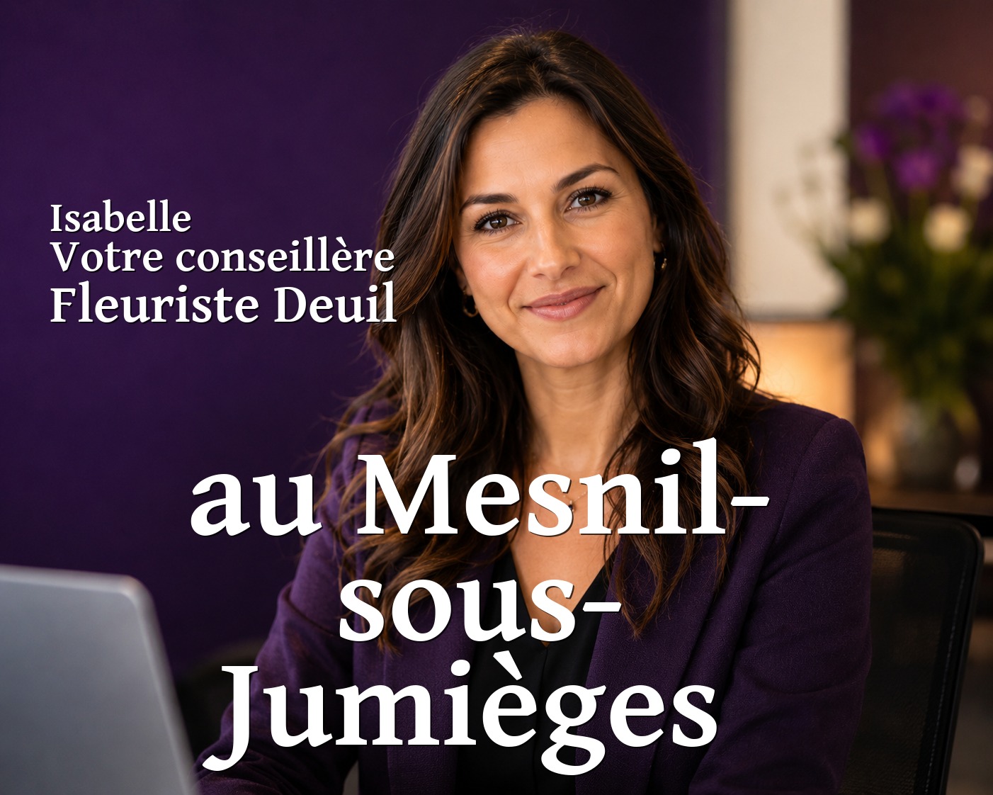 Isabelle, votre conseillère Fleuriste Deuil au Mesnil-sous-Jumièges