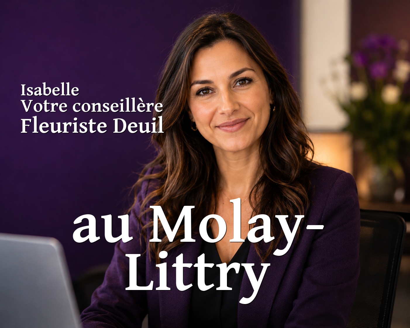 Isabelle, votre conseillère Fleuriste Deuil au Molay-Littry