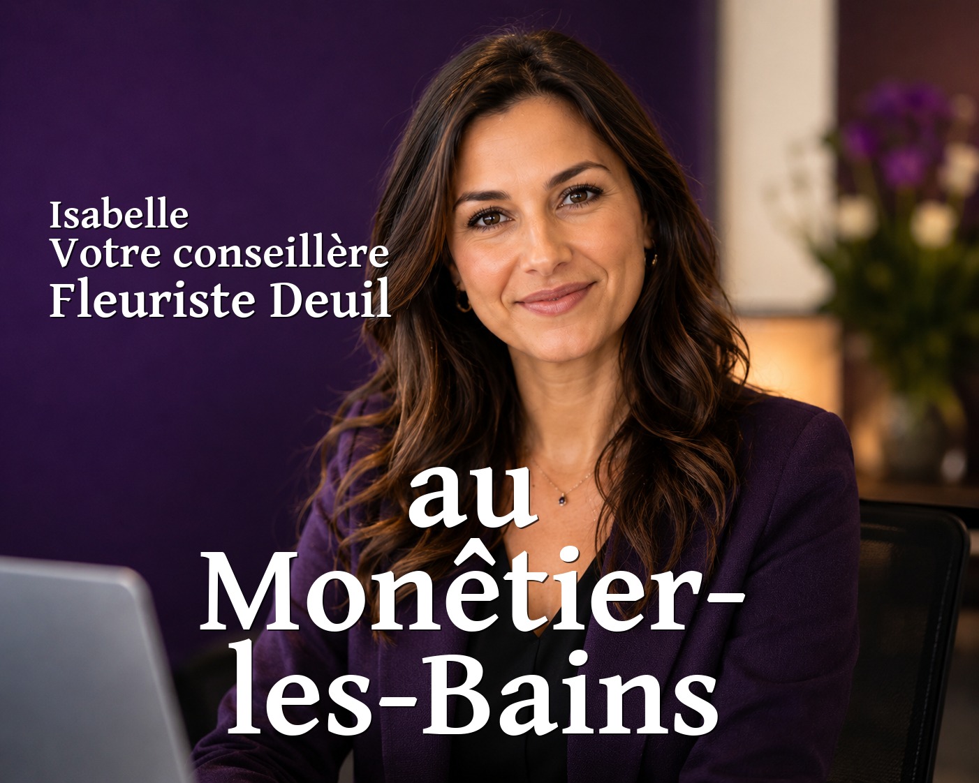Isabelle, votre conseillère Fleuriste Deuil au Monêtier-les-Bains