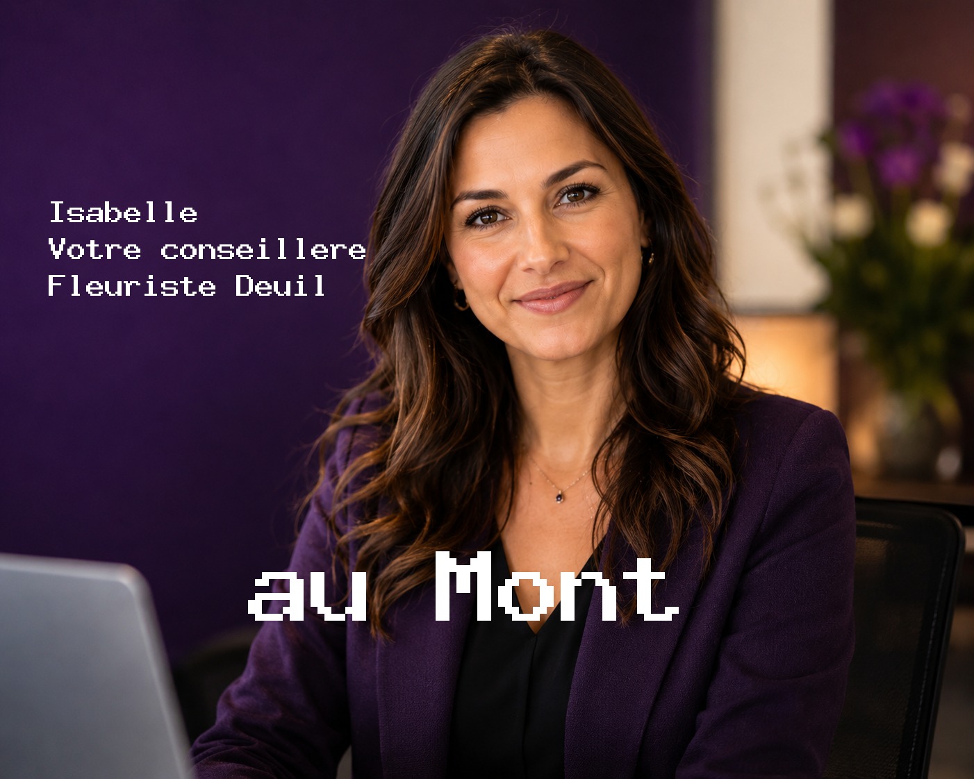 Isabelle, votre conseillère Fleuriste Deuil au Mont