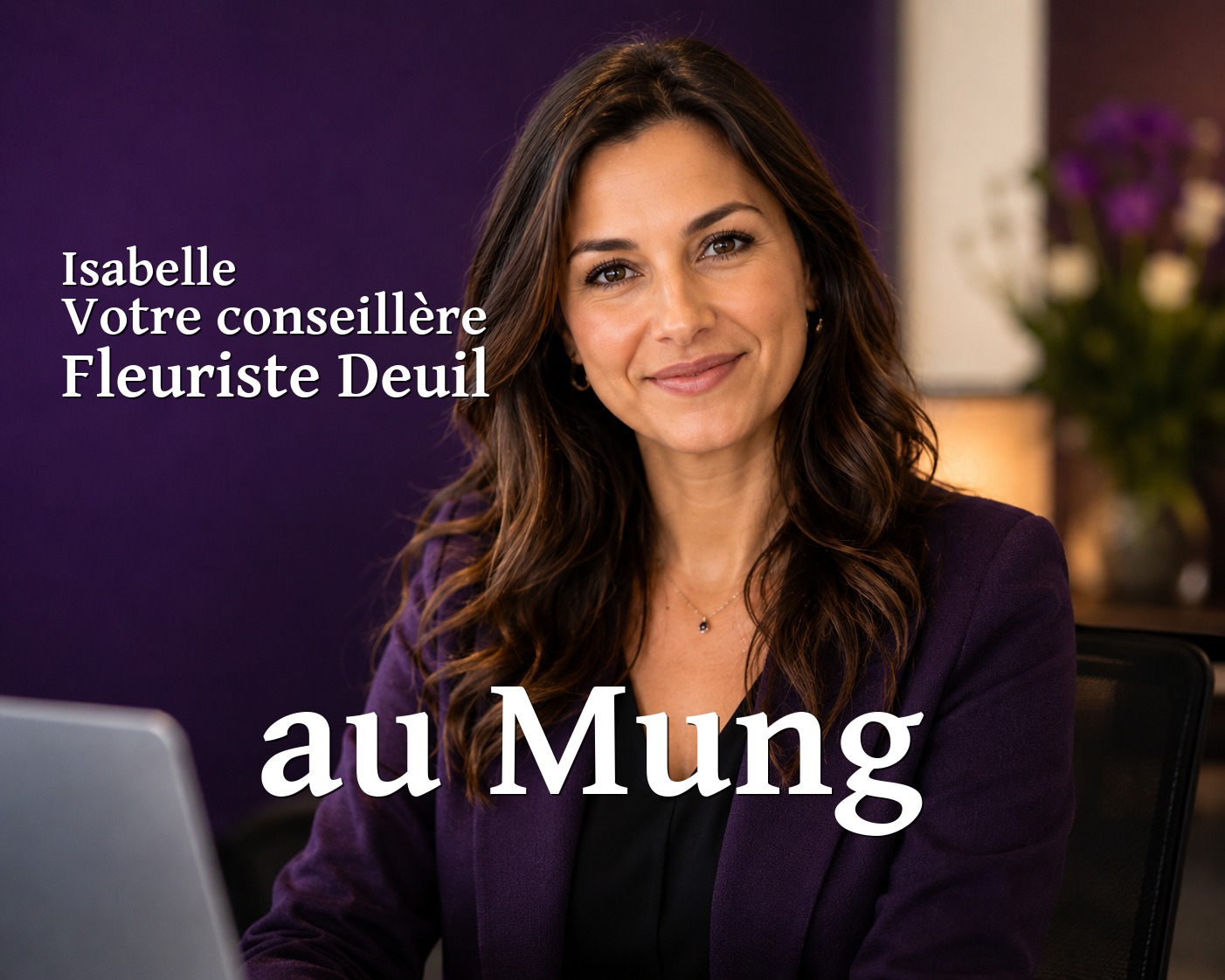 Isabelle, votre conseillère Fleuriste Deuil au Mung