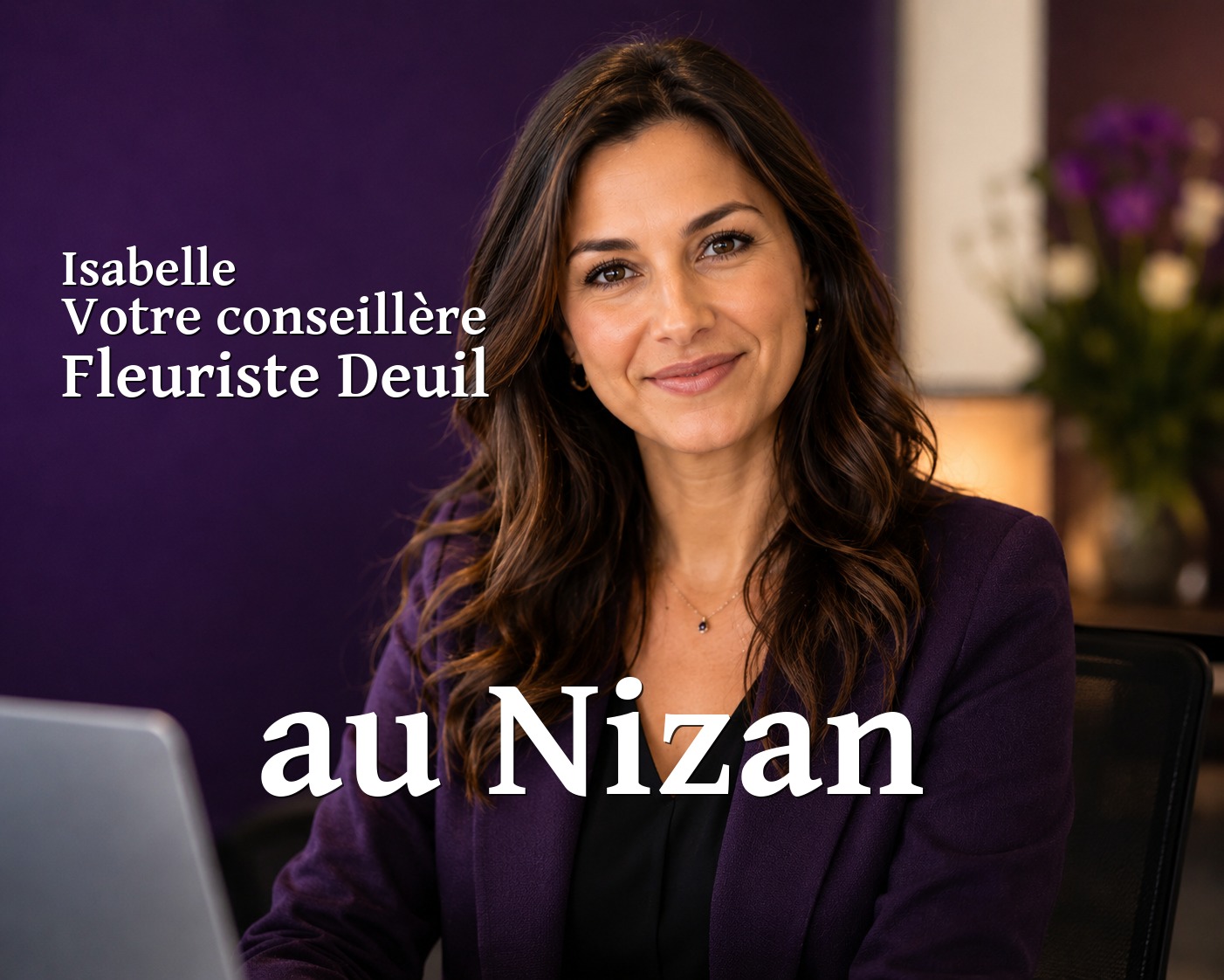 Isabelle, votre conseillère Fleuriste Deuil au Nizan