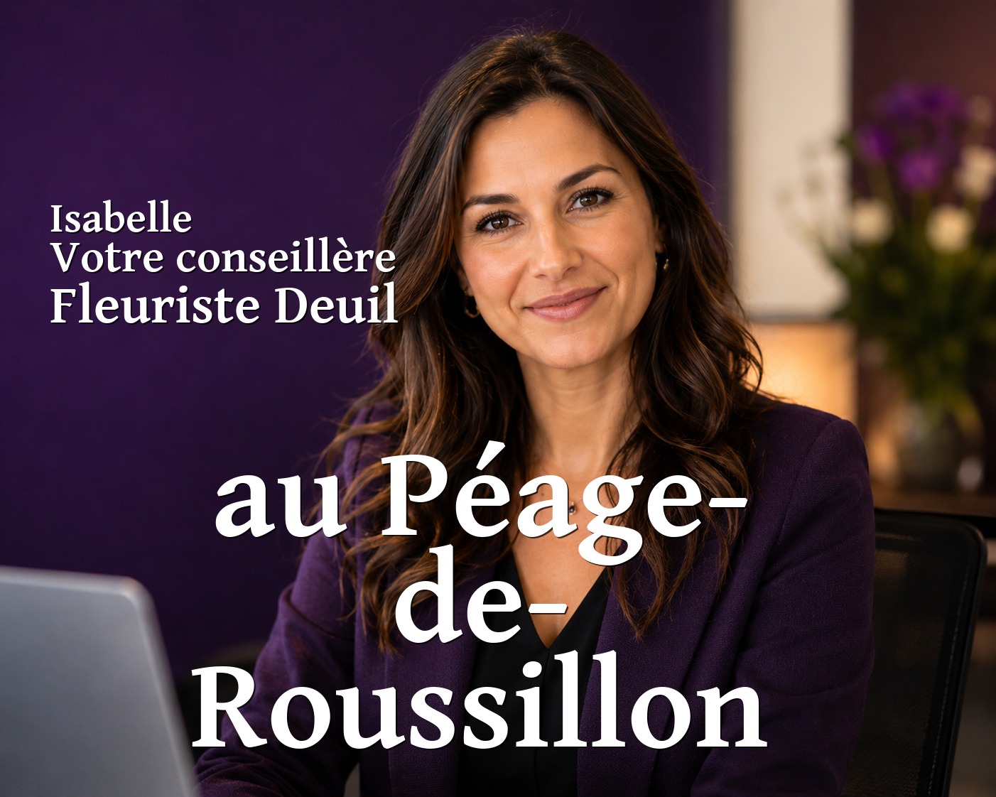 Isabelle, votre conseillère Fleuriste Deuil au Péage-de-Roussillon