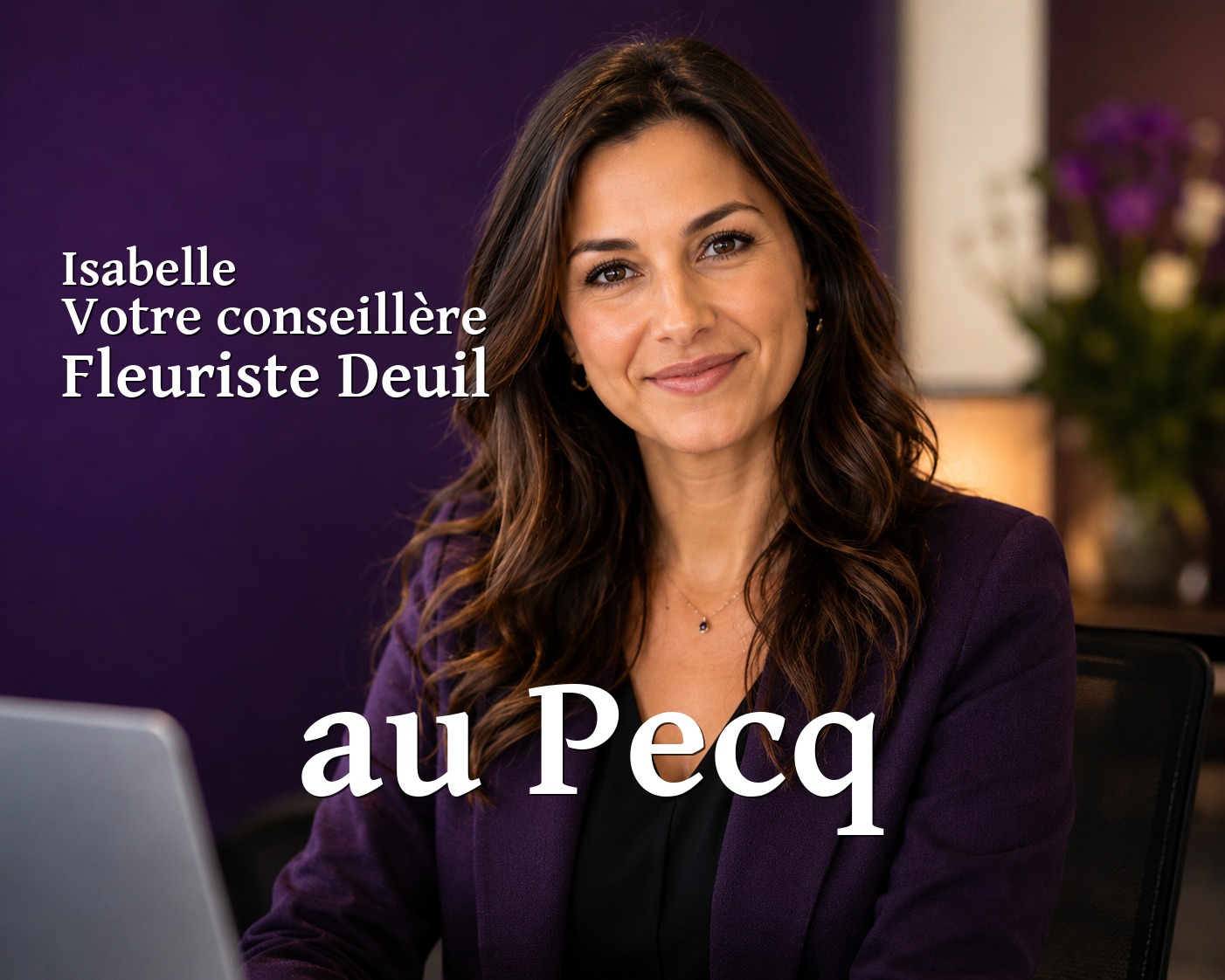 Isabelle, votre conseillère Fleuriste Deuil au Pecq