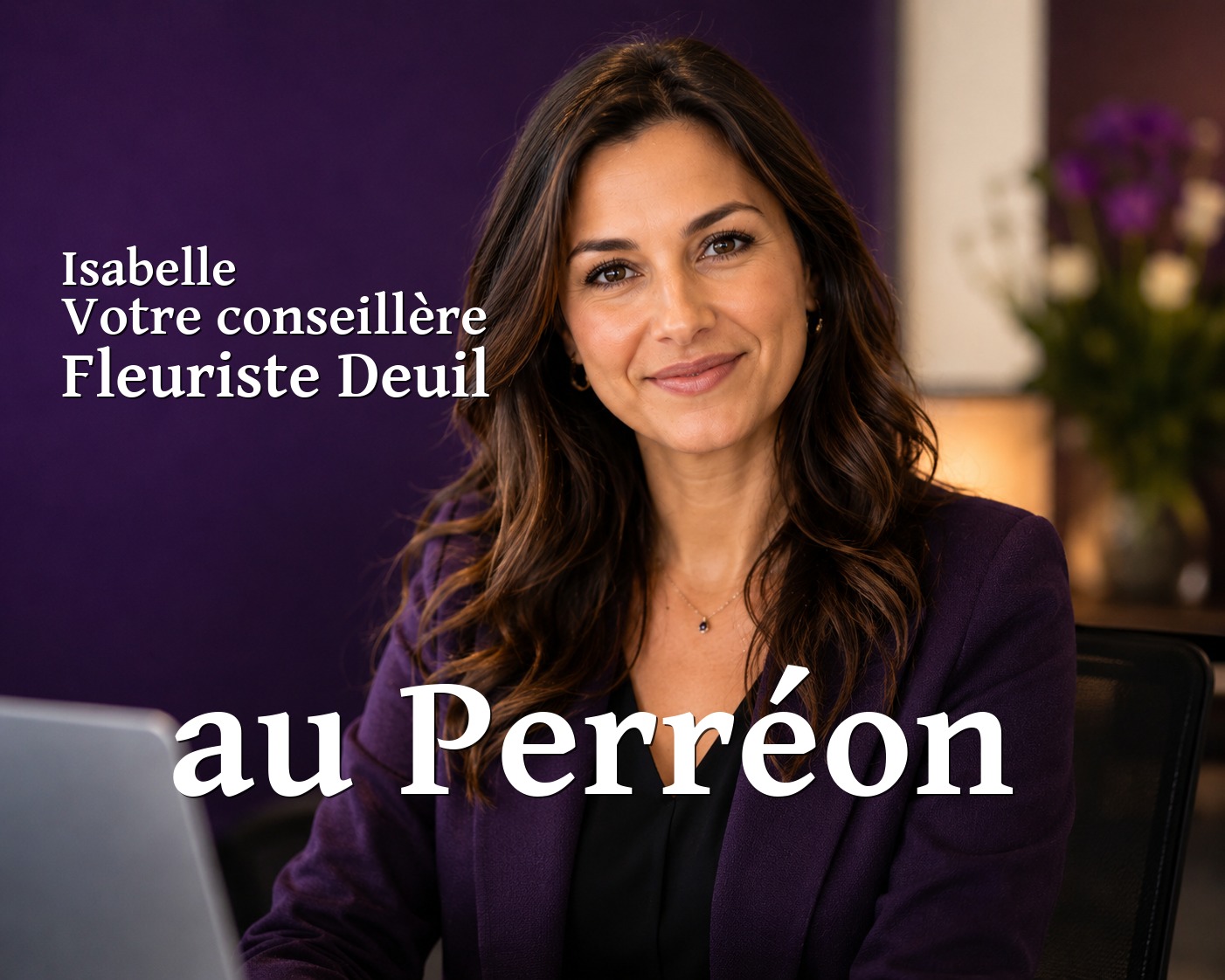 Isabelle, votre conseillère Fleuriste Deuil au Perréon