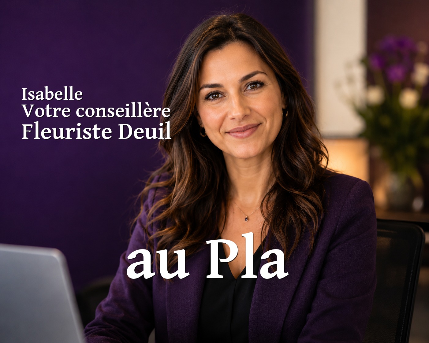 Isabelle, votre conseillère Fleuriste Deuil au Pla