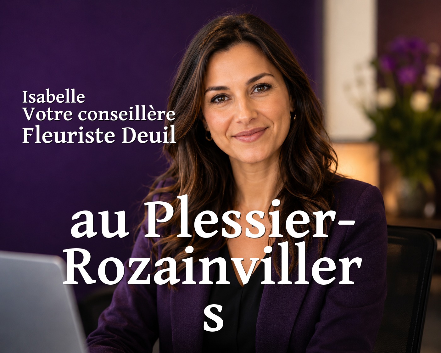 Isabelle, votre conseillère Fleuriste Deuil au Plessier-Rozainvillers