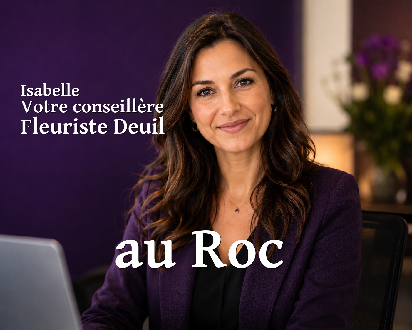 Isabelle, votre conseillère Fleuriste Deuil au Roc