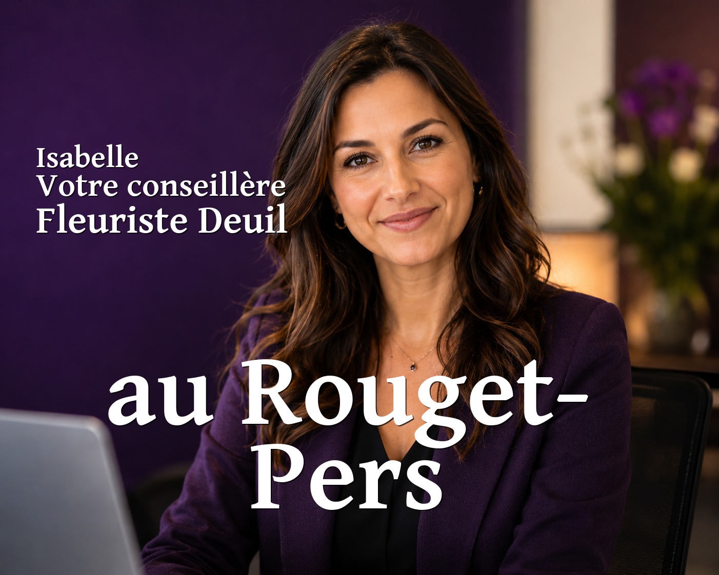 Isabelle, votre conseillère Fleuriste Deuil au Rouget-Pers