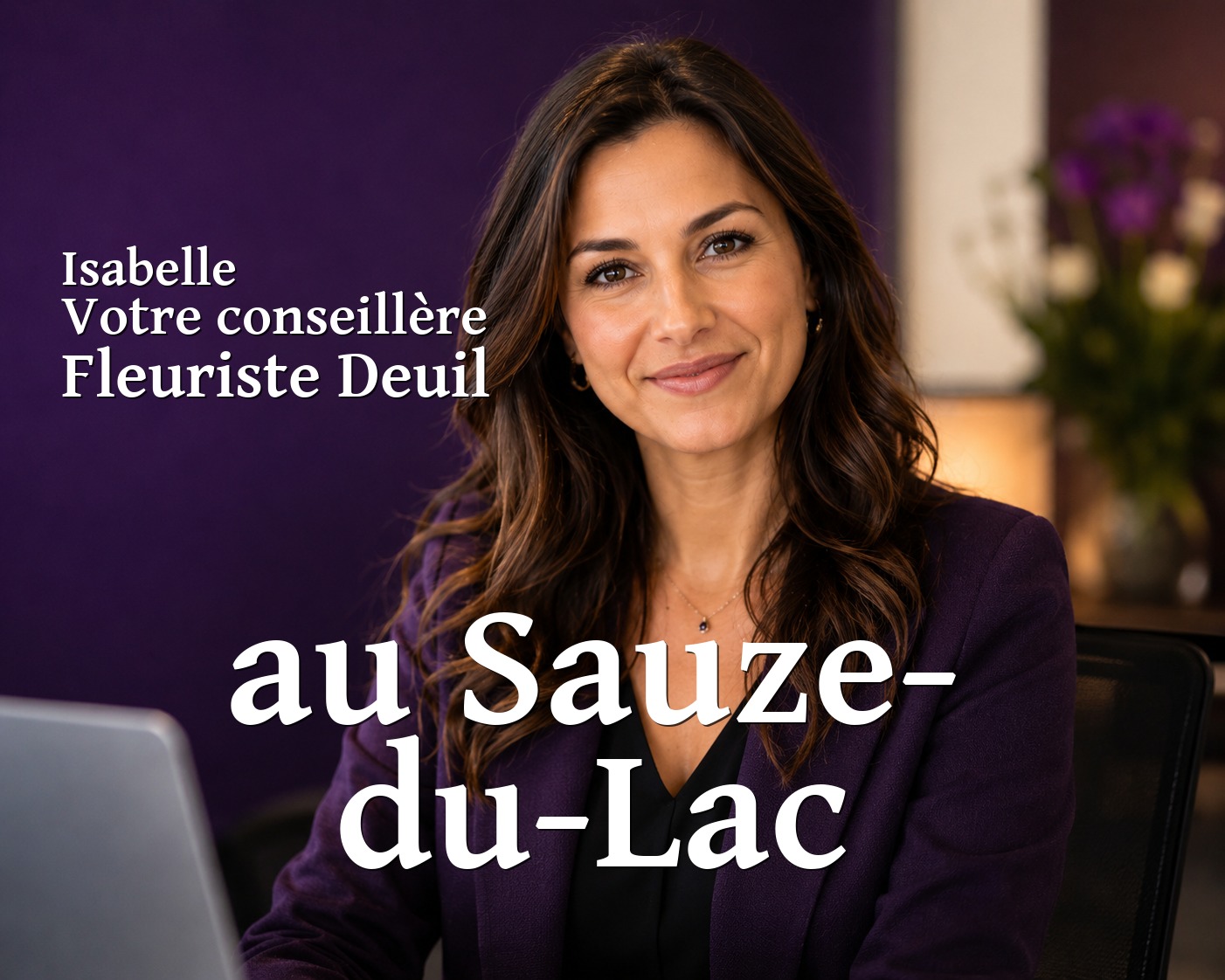 Isabelle, votre conseillère Fleuriste Deuil au Sauze-du-Lac