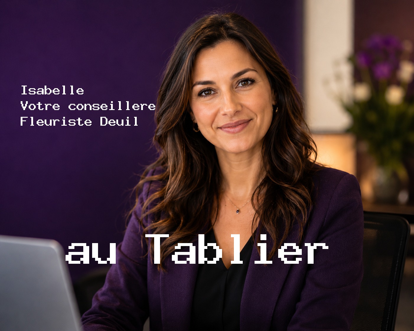 Isabelle, votre conseillère Fleuriste Deuil au Tablier