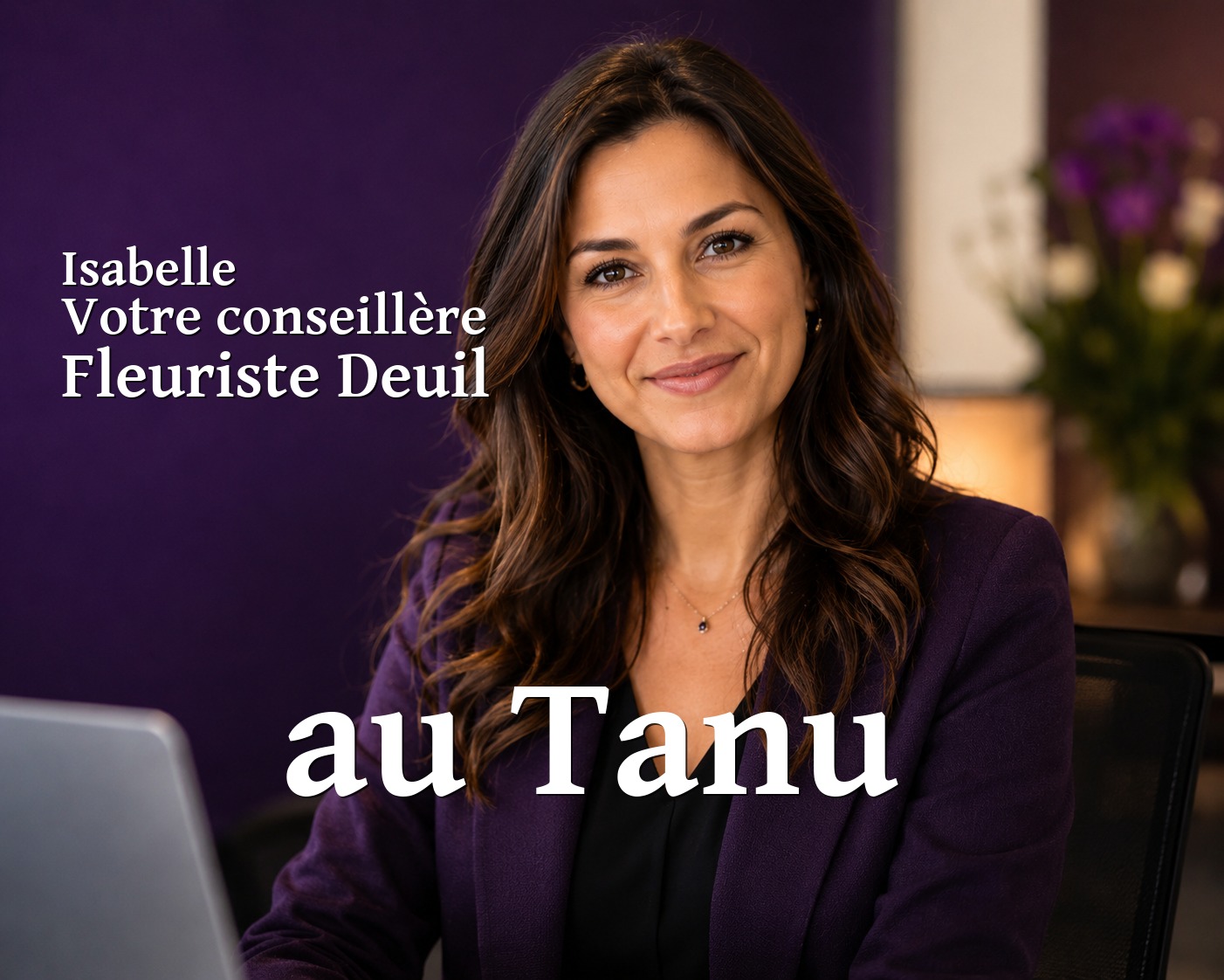 Isabelle, votre conseillère Fleuriste Deuil au Tanu