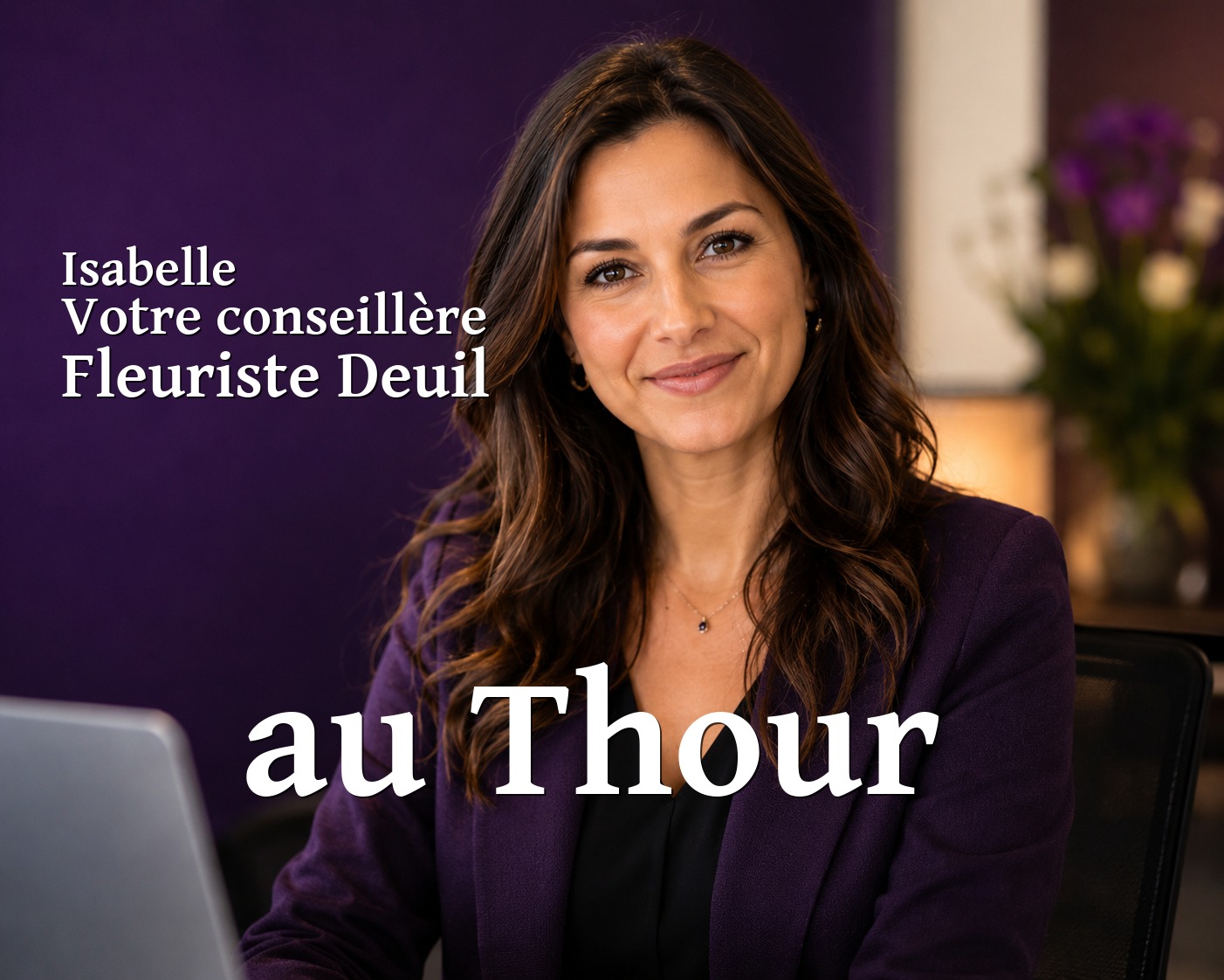 Isabelle, votre conseillère Fleuriste Deuil au Thour