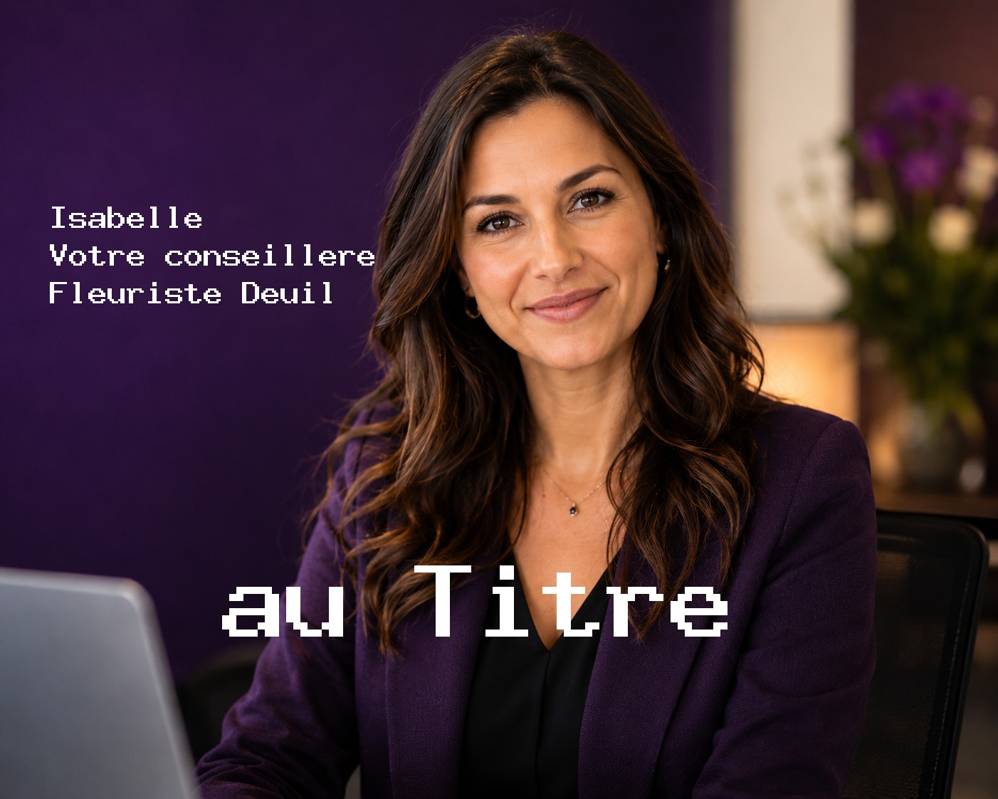 Isabelle, votre conseillère Fleuriste Deuil au Titre