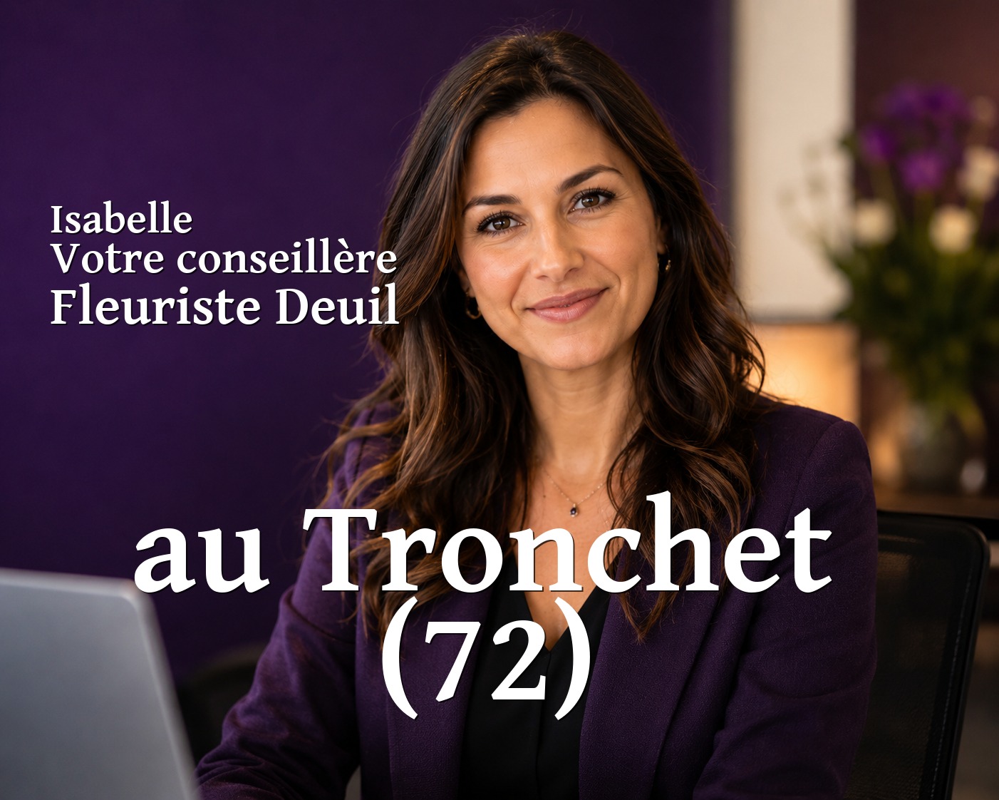 Isabelle, votre conseillère Fleuriste Deuil au Tronchet (72)