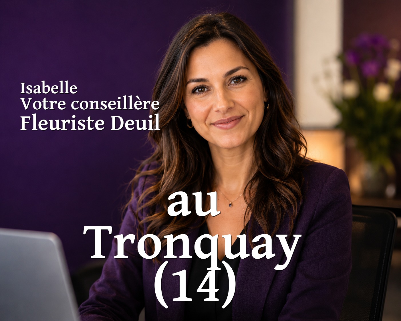 Isabelle, votre conseillère Fleuriste Deuil au Tronquay (14)