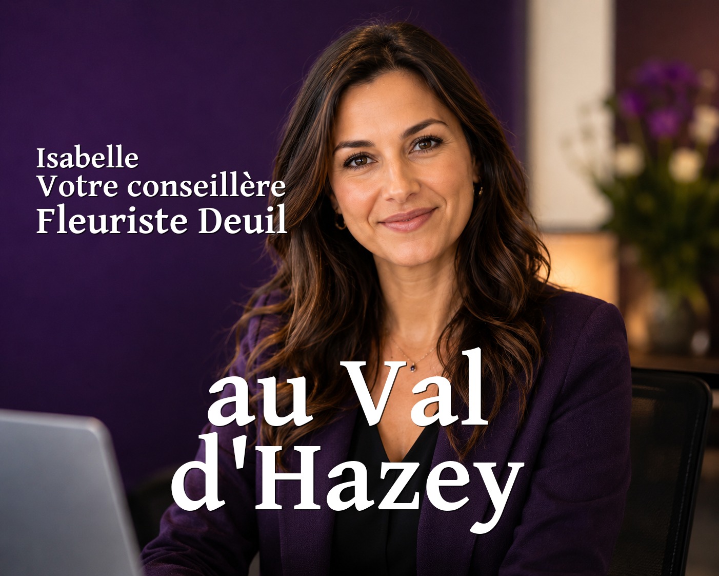 Isabelle, votre conseillère Fleuriste Deuil au Val d'Hazey
