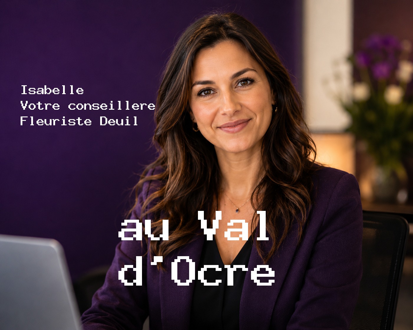 Isabelle, votre conseillère Fleuriste Deuil au Val d'Ocre