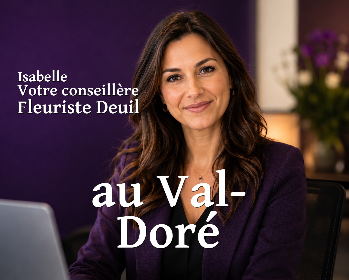 Isabelle, votre conseillère Fleuriste Deuil au Val-Doré