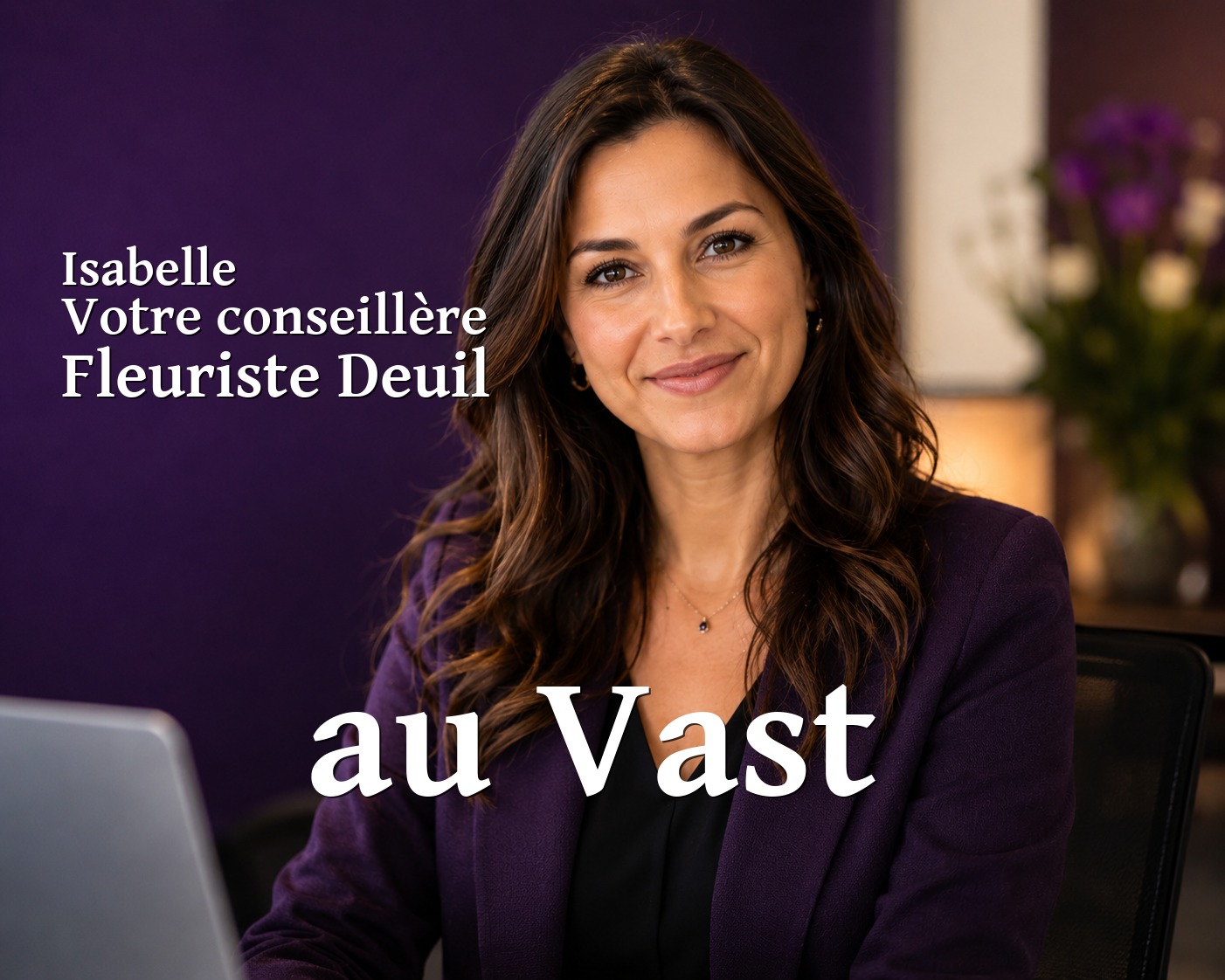 Isabelle, votre conseillère Fleuriste Deuil au Vast