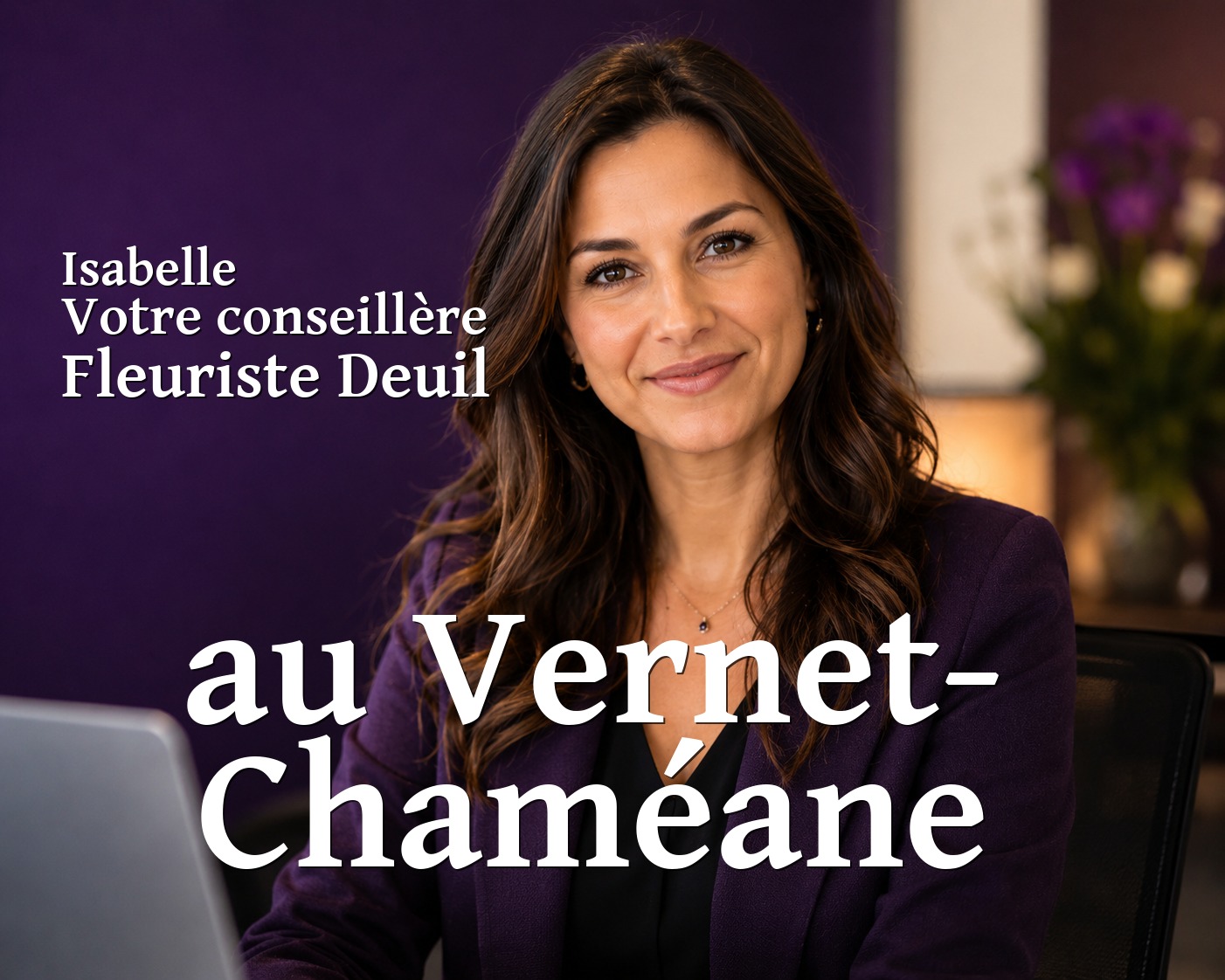 Isabelle, votre conseillère Fleuriste Deuil au Vernet-Chaméane