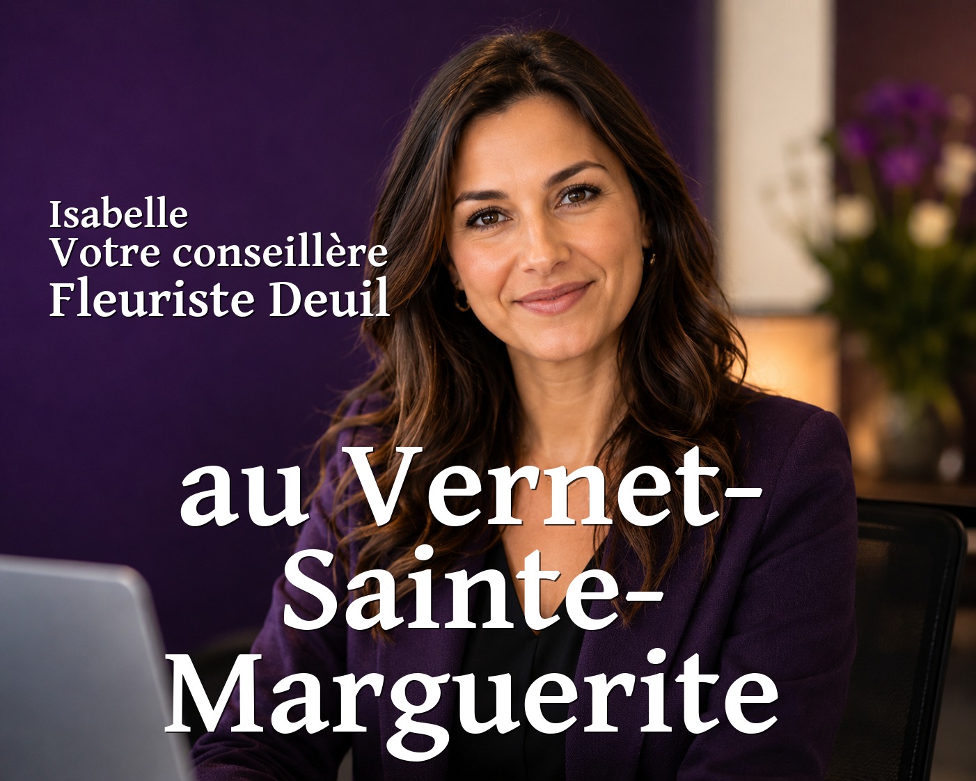 Isabelle, votre conseillère Fleuriste Deuil au Vernet-Sainte-Marguerite