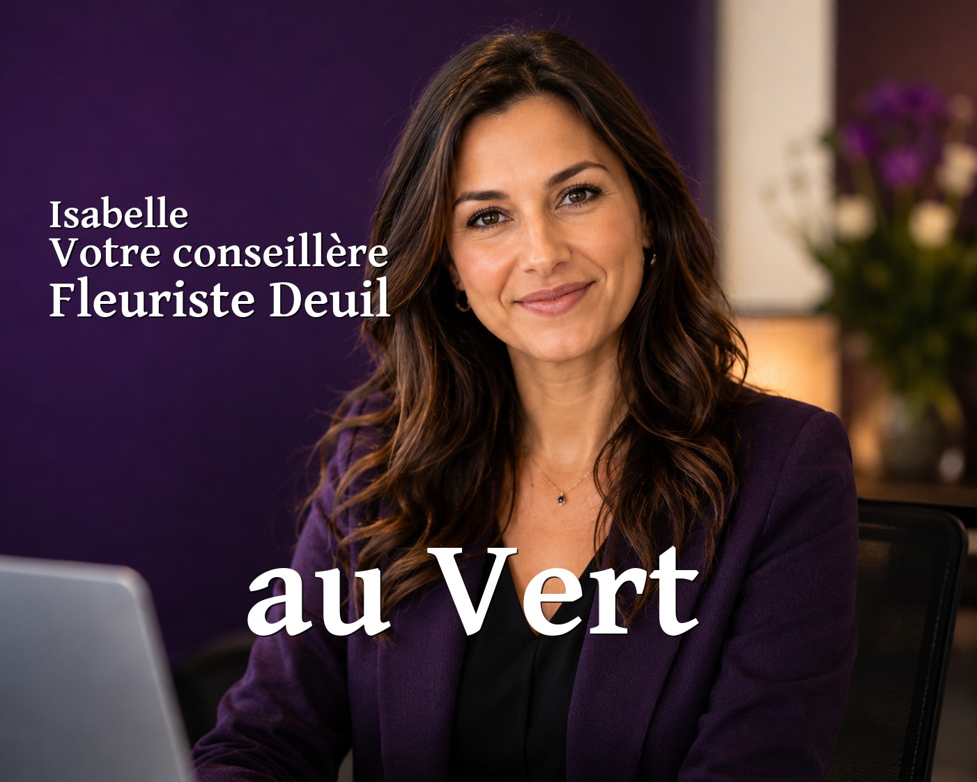 Isabelle, votre conseillère Fleuriste Deuil au Vert