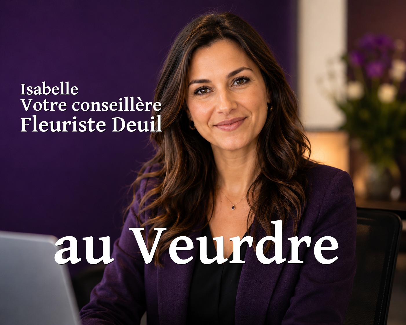 Isabelle, votre conseillère Fleuriste Deuil au Veurdre