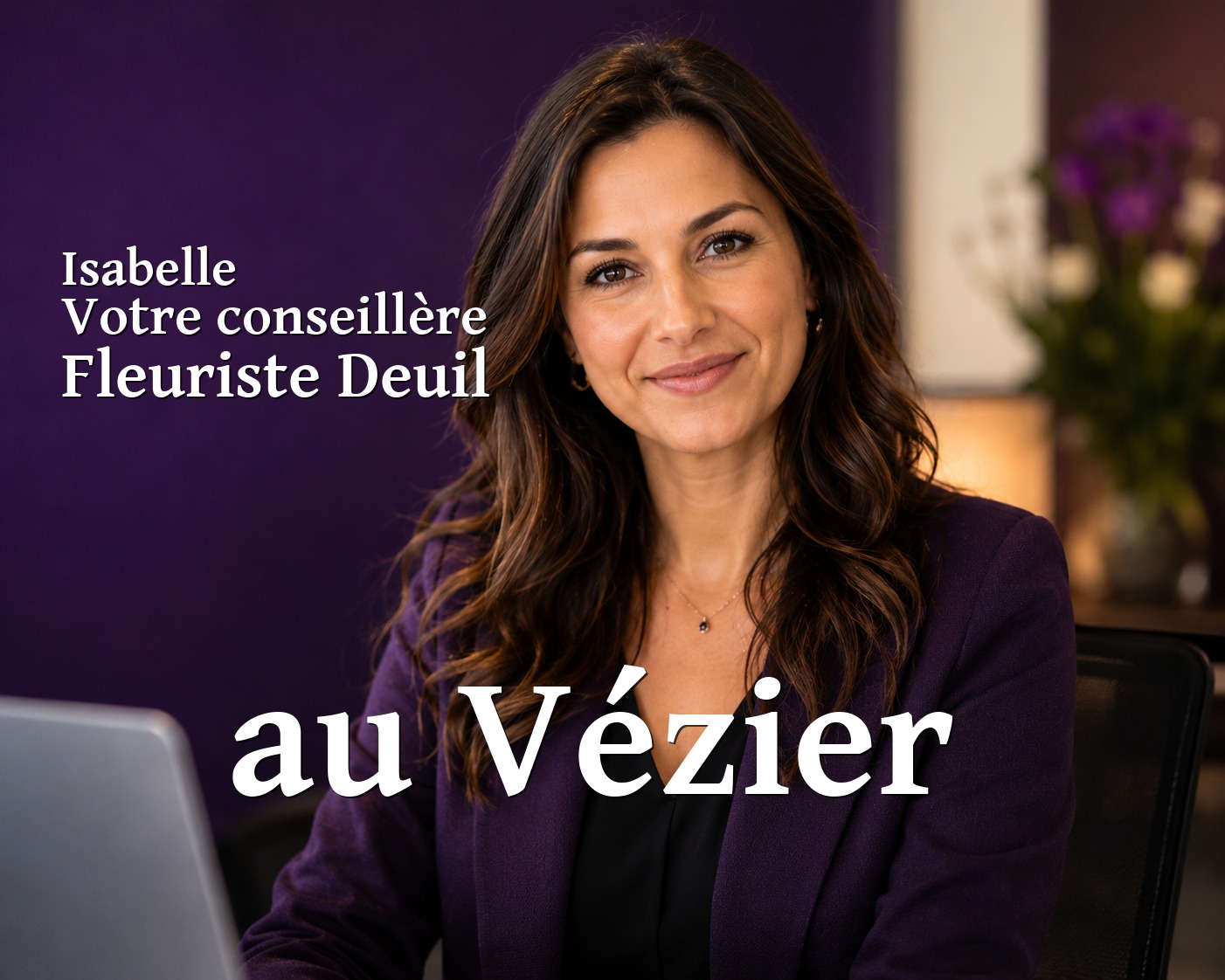 Isabelle, votre conseillère Fleuriste Deuil au Vézier
