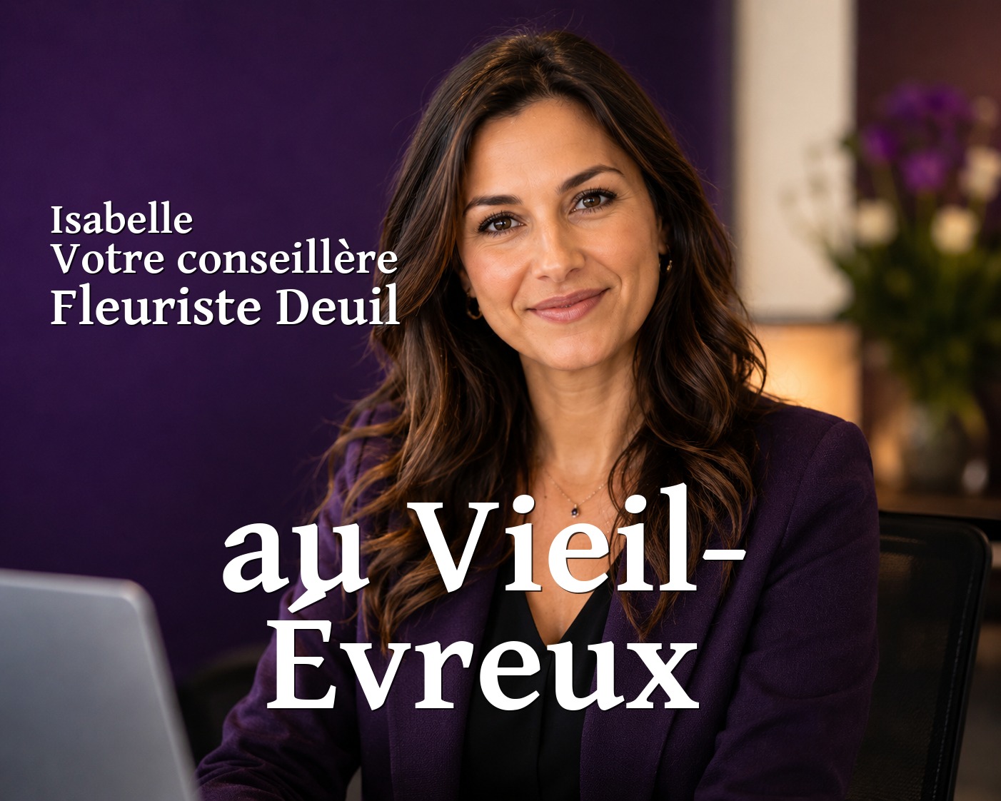 Isabelle, votre conseillère Fleuriste Deuil au Vieil-Évreux