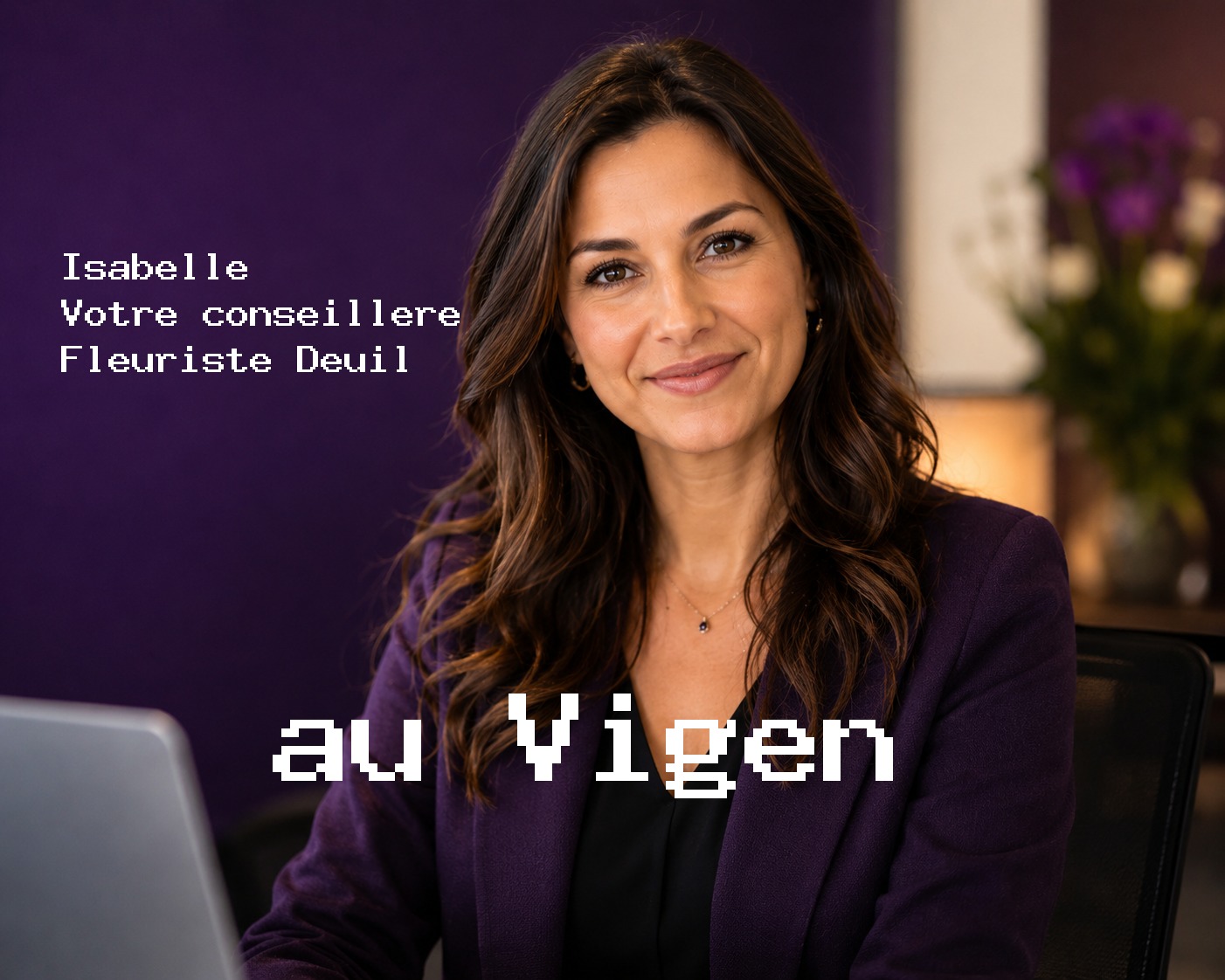 Isabelle, votre conseillère Fleuriste Deuil au Vigen