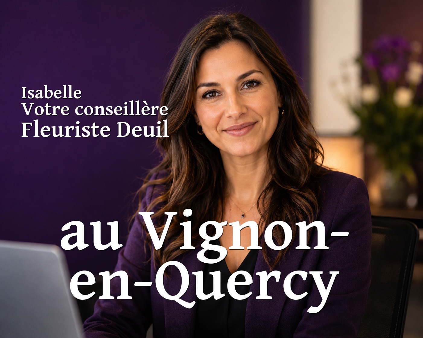 Isabelle, votre conseillère Fleuriste Deuil au Vignon-en-Quercy