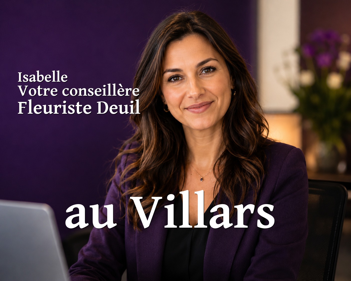 Isabelle, votre conseillère Fleuriste Deuil au Villars