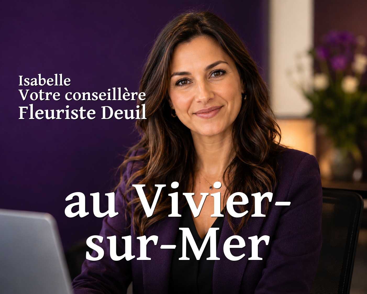 Isabelle, votre conseillère Fleuriste Deuil au Vivier-sur-Mer